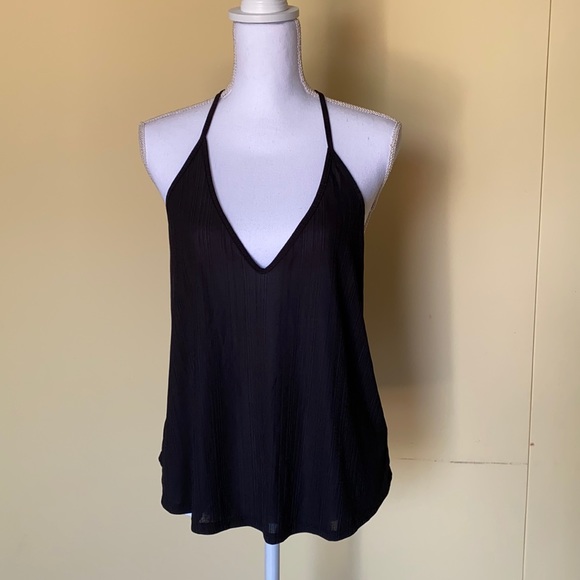 Free People Tops - Free people black tank top size S